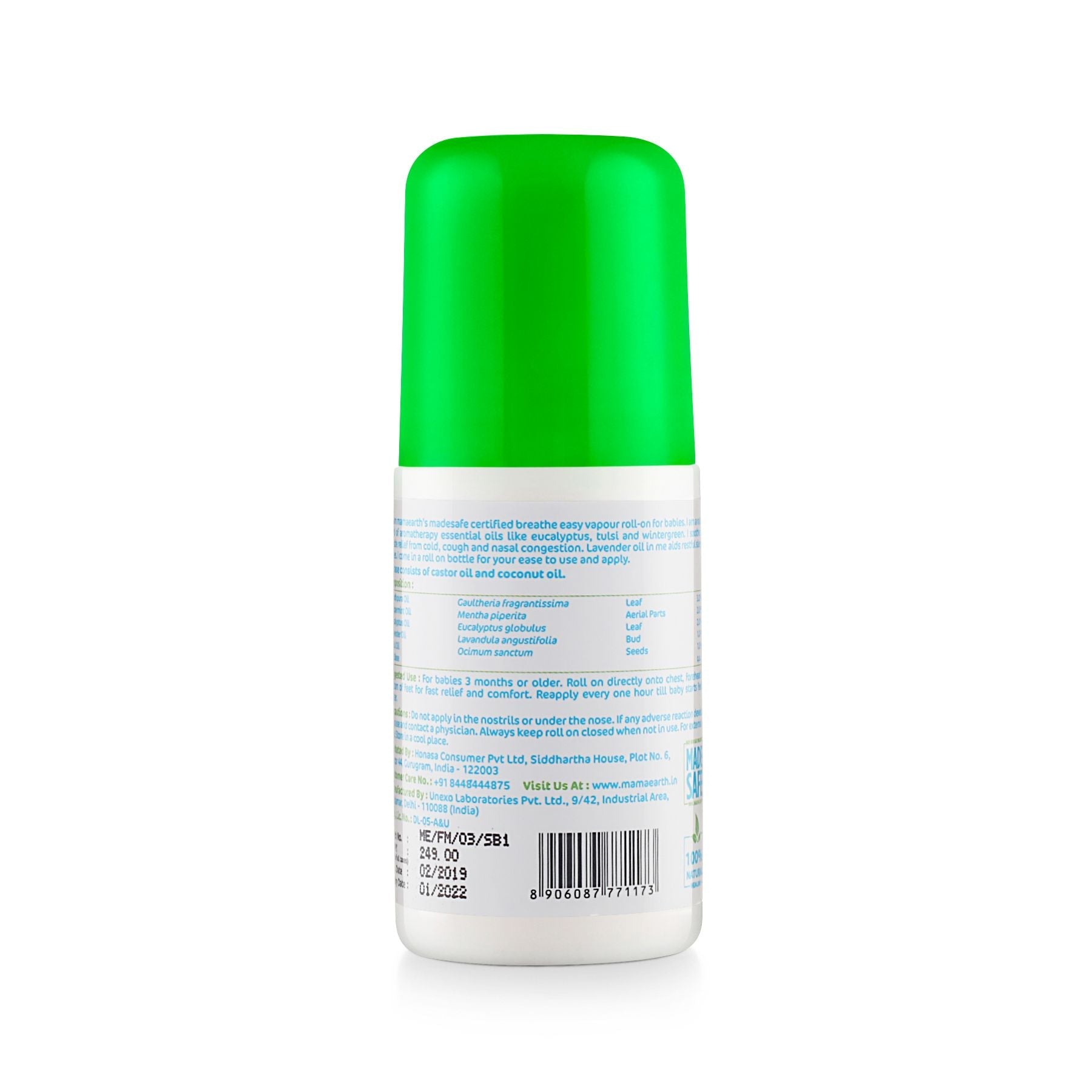 Mamaearth Breathe Easy Vapour Roll-on, 40ml - Image 3 - Buy from Indicrest