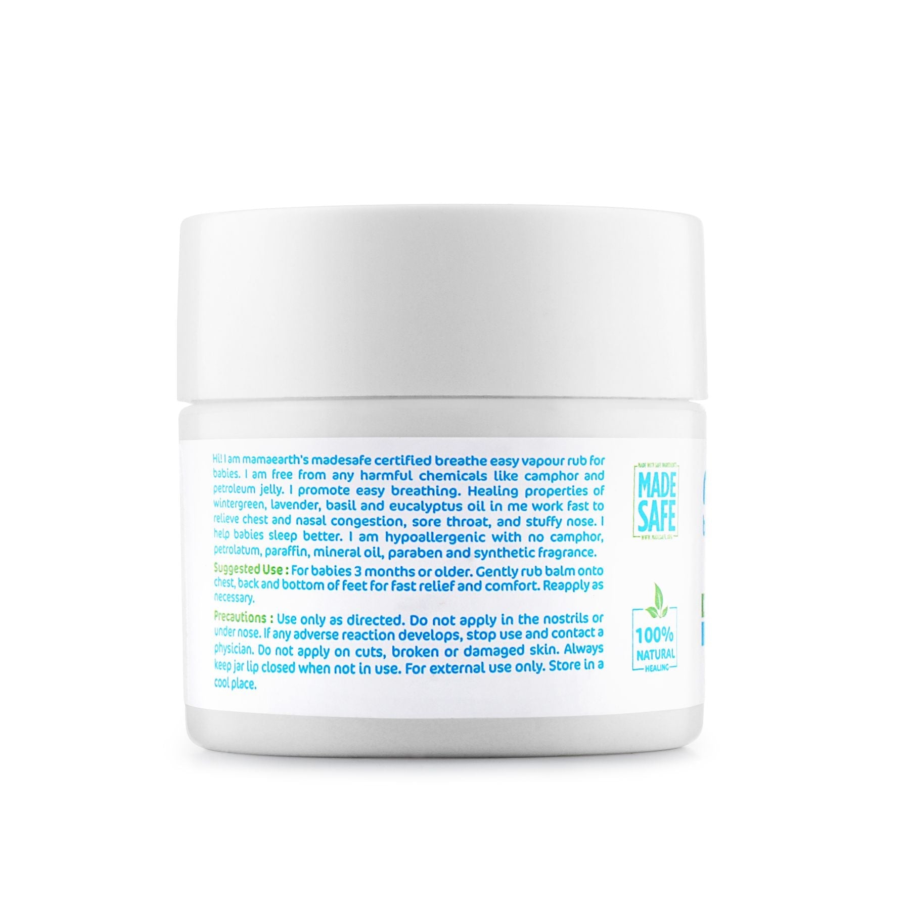 Mamaearth Breathe Easy Vapour Rub, 50ml - Image 3 - Buy from Indicrest