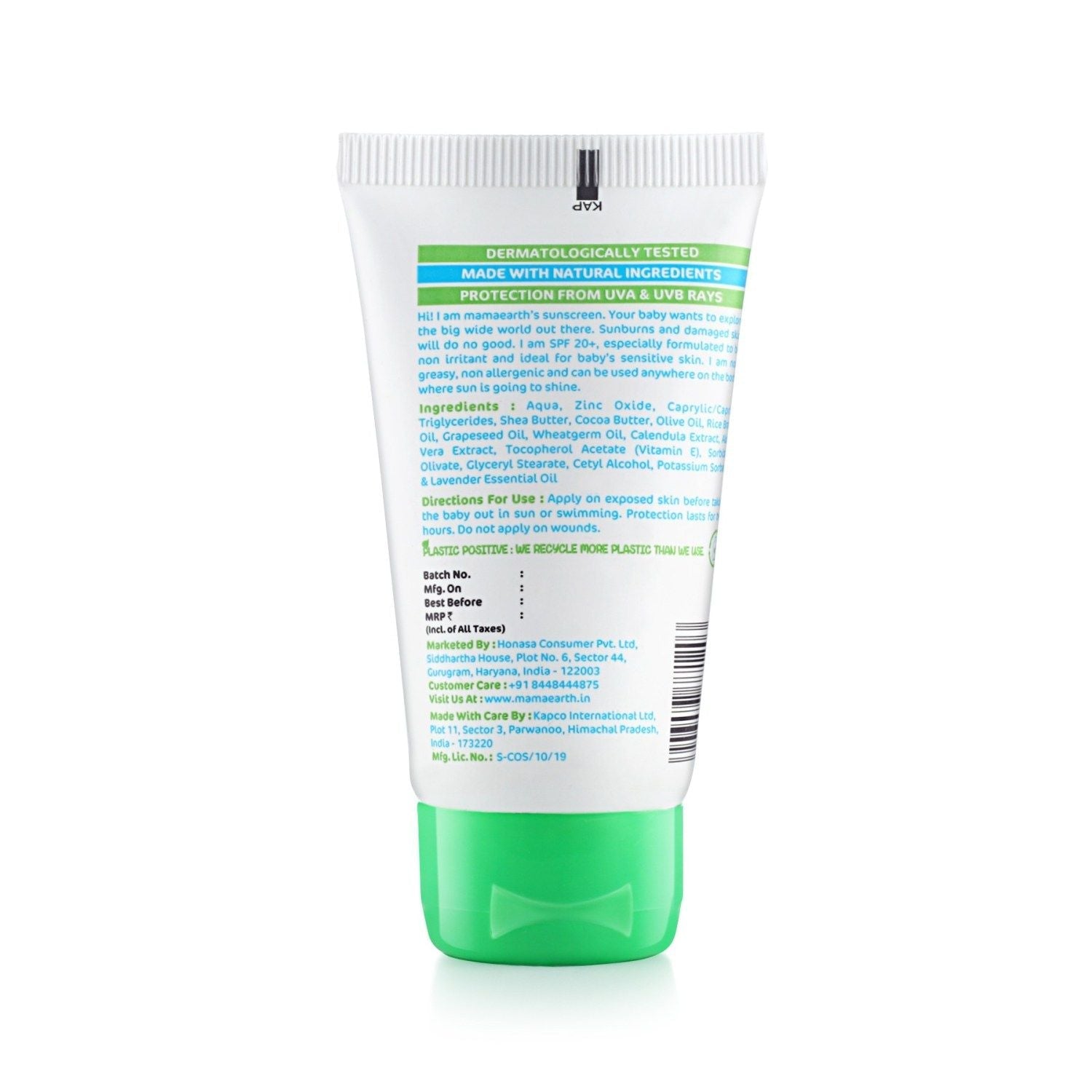 Mamaearth Mineral Based Sunscreen, 50ml - Image 2 - Buy from Indicrest