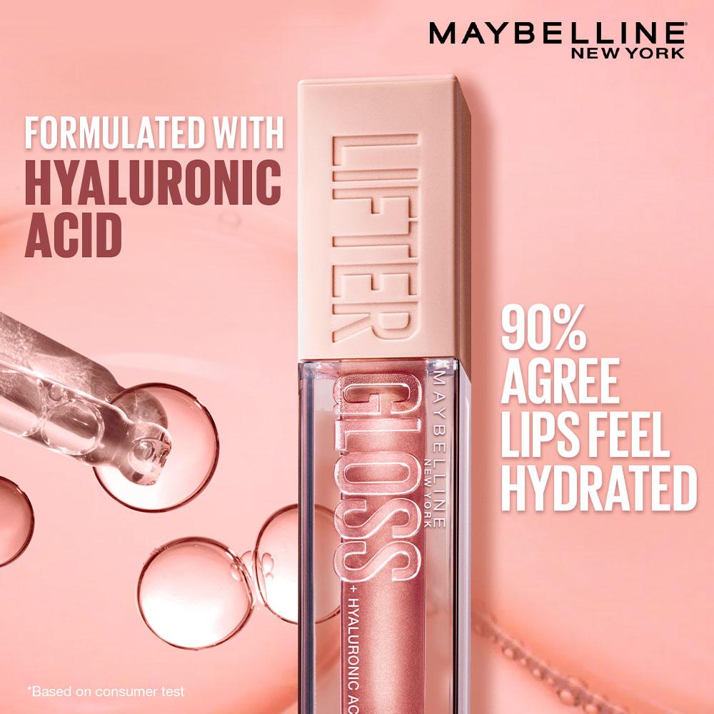 Maybelline New York Lifter Gloss - Petal, Tinted Lip Gloss With Hyaluronic Acid, Long-lasting, 5.4ml, 5.4ml Buy at Indicrest Image 5