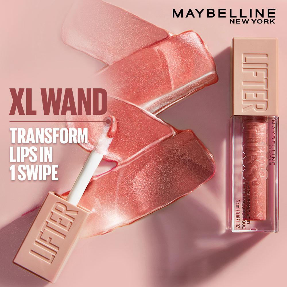 Maybelline New York Lifter Gloss - Petal, Tinted Lip Gloss With Hyaluronic Acid, Long-lasting, 5.4ml, 5.4ml Buy at Indicrest Image 6
