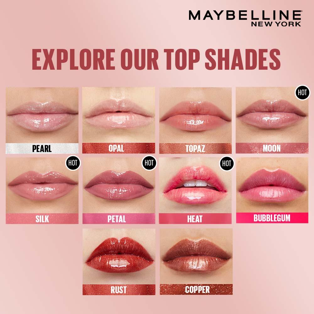Maybelline New York Lifter Gloss - Petal, Tinted Lip Gloss With Hyaluronic Acid, Long-lasting, 5.4ml, 5.4ml Buy at Indicrest Image 8