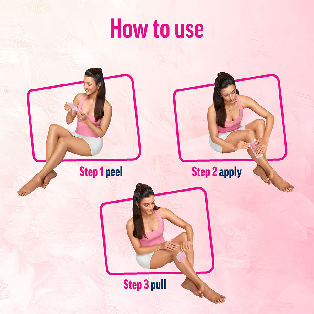 Veet Professional Waxing Strips Kit For Sensitive Skin Buy at Indicrest Image 11