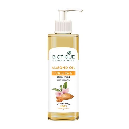 Biotique Almond Oil Ultra Rich Body Wash, 200ml (Pack of 2) - Image 2 - Buy from Indicrest