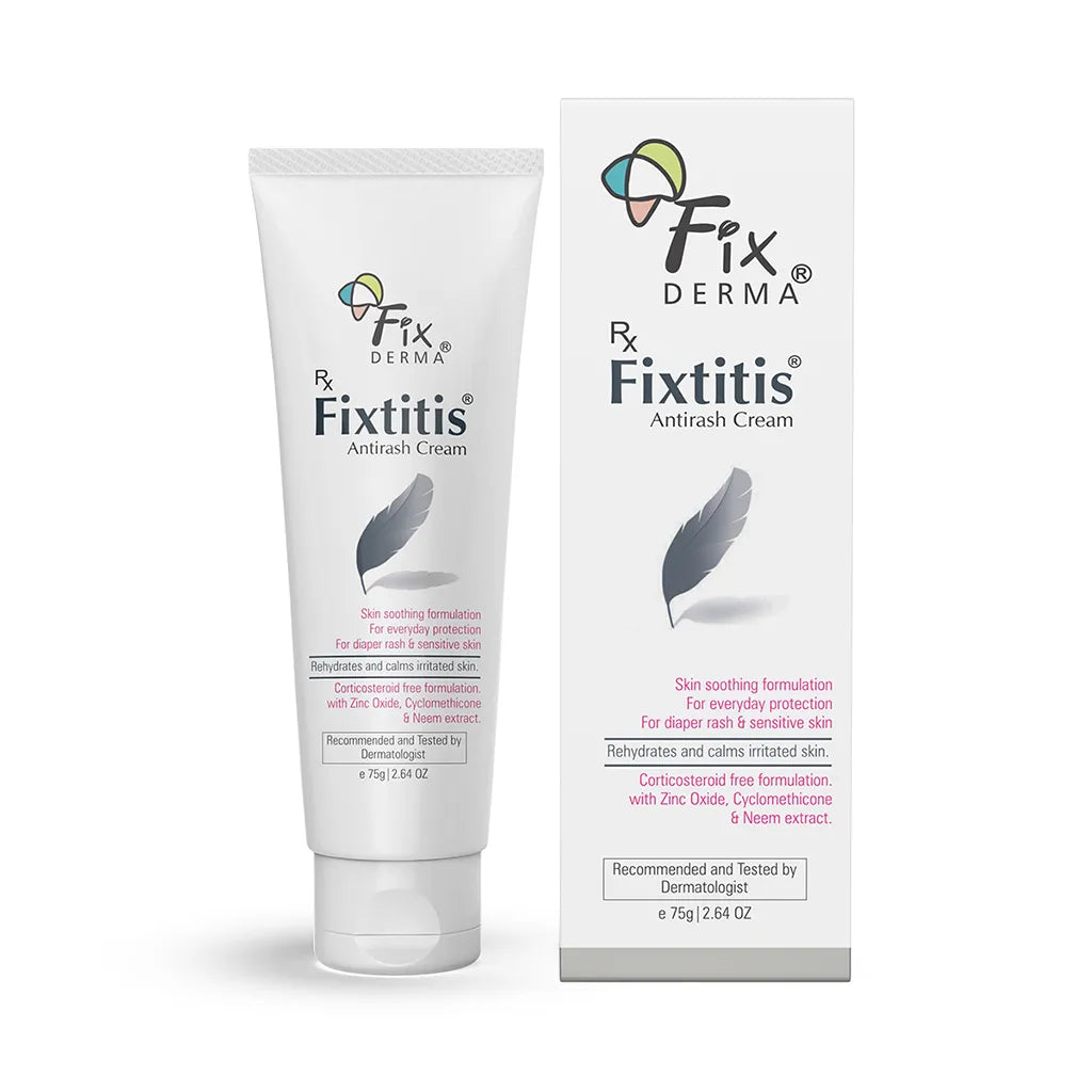 Fixderma Fixtitis Anti Rash Cream | Natural Skin-Soothing Cream to Heal and Calm Rashes, 75g - Image 7 - Buy from Indicrest