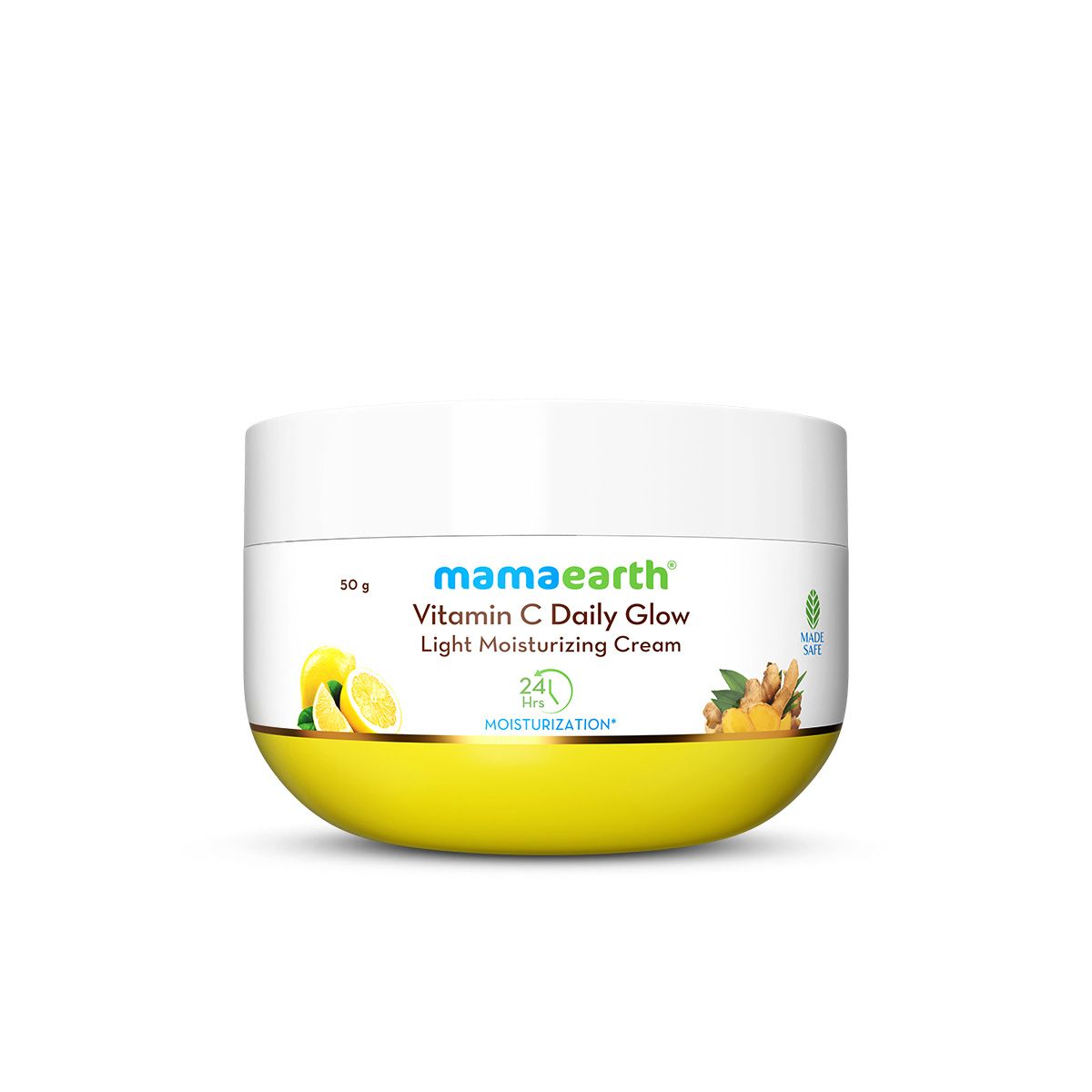 Mamaearth Vitamin C Daily Glow Light Moisturizing Cream with Turmeric & Vitamin C for Skin Brightening, 50g - Image 7 - Buy from Indicrest