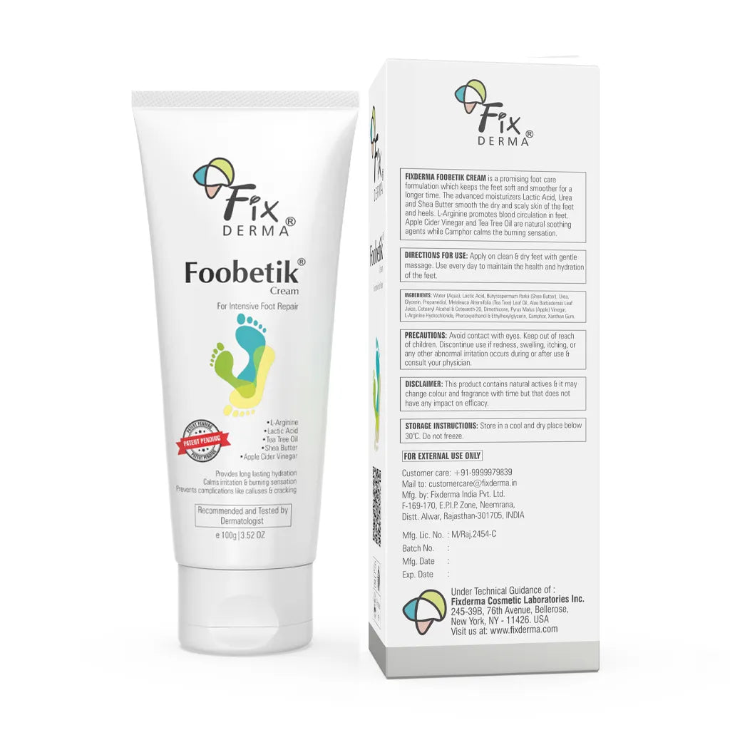 Fixderma Foobetik Foot Cream | With Natural Emollients to Treat All Foot-Related Problems, 100g - Image 8 - Buy from Indicrest