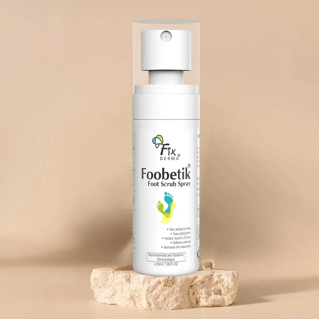 Fixderma Foobetik Foot Scrub Spray | For at-home foot scrub for cracked heels, 50ml - Image 8 - Buy from Indicrest