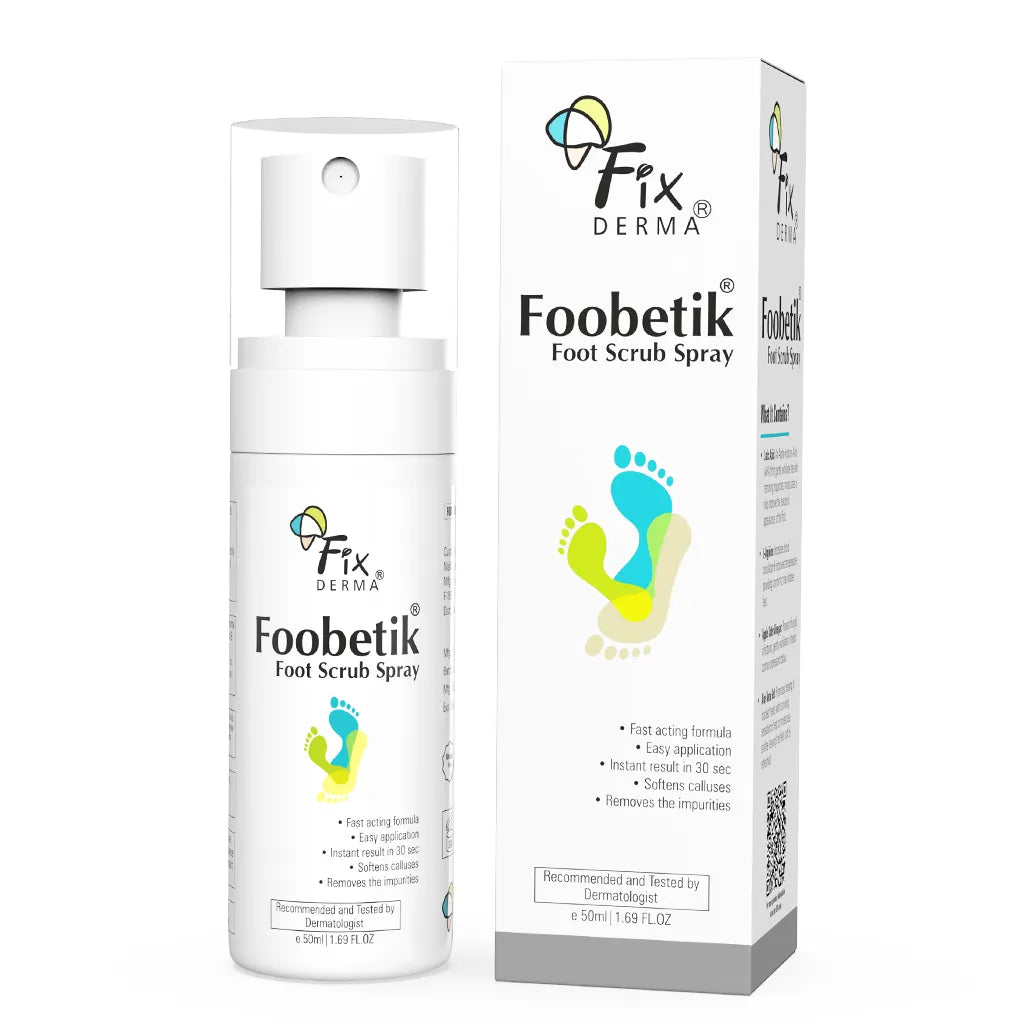 Fixderma Foobetik Foot Scrub Spray | For at-home foot scrub for cracked heels, 50ml - Image 6 - Buy from Indicrest