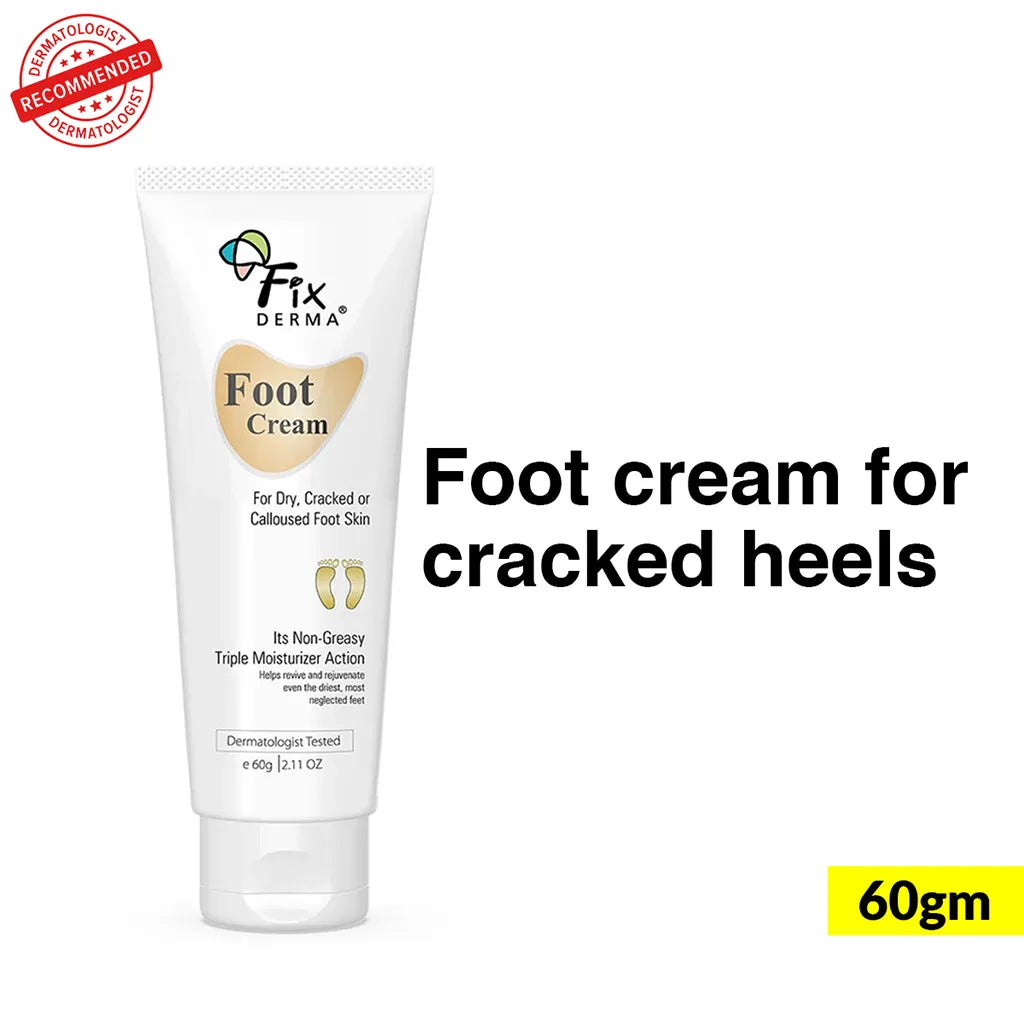 Fixderma Foot Cream for Cracked Heels | A Triple Moisturizing Solution For Dry & Cracked Feet, 60g - Image 10 - Buy from Indicrest