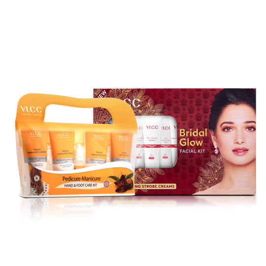VLCC Bridal Glow Facial and Pedicure Manicure Kit - Buy from Indicrest