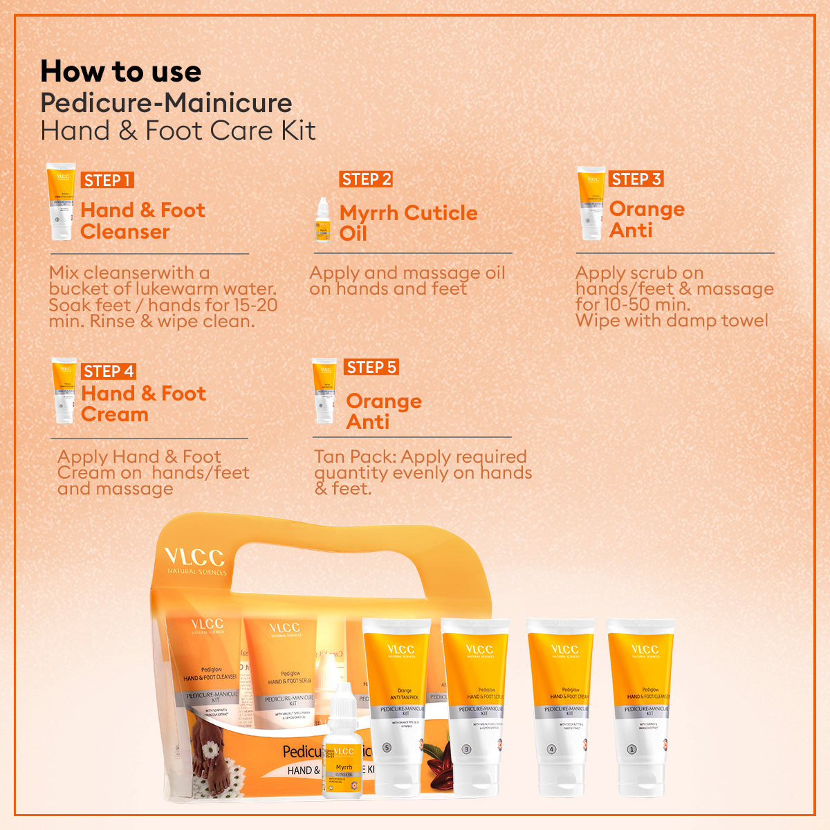 VLCC Bridal Glow Facial and Pedicure Manicure Kit - Image 4 - Buy from Indicrest
