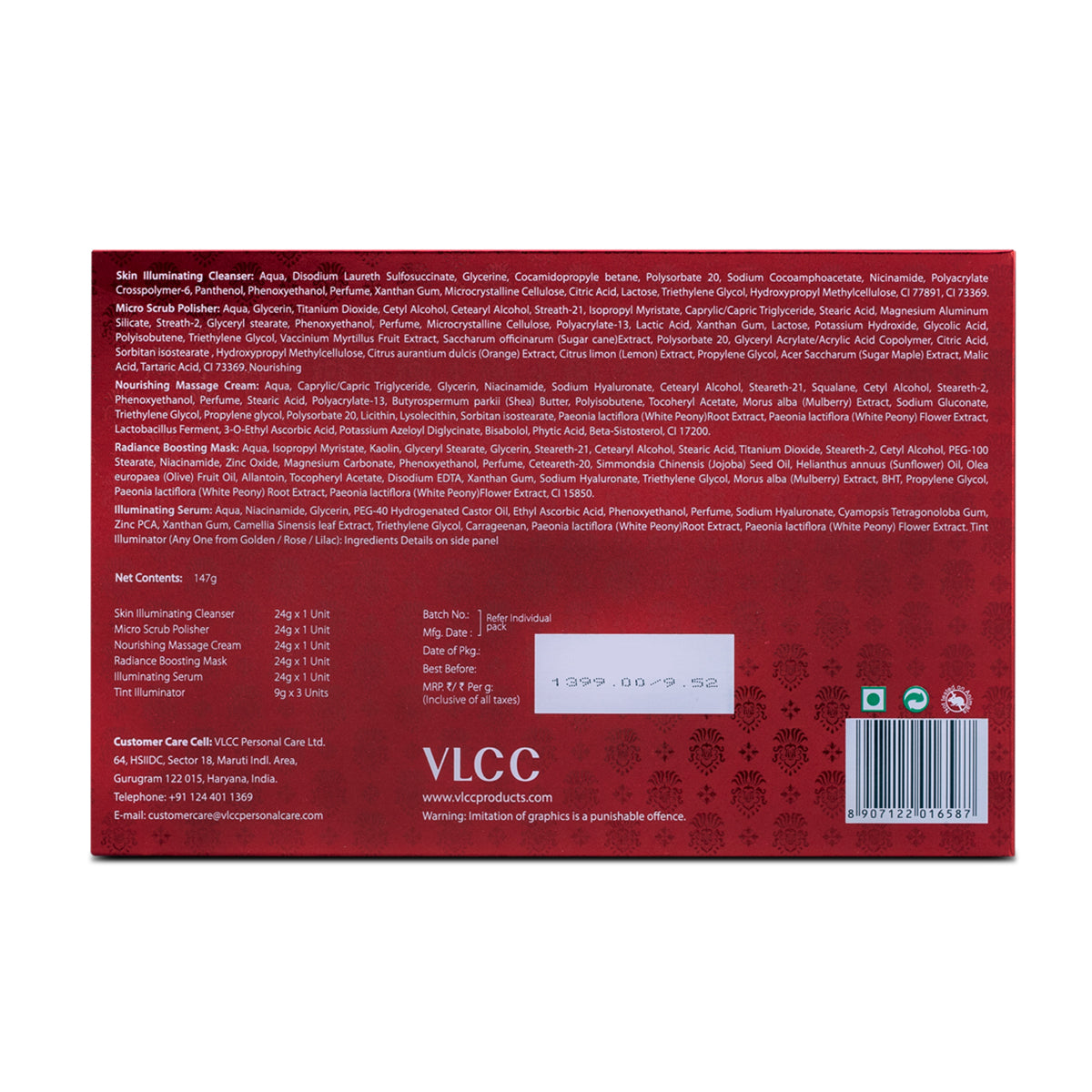 VLCC Bridal Glow Facial and Pedicure Manicure Kit - Image 7 - Buy from Indicrest