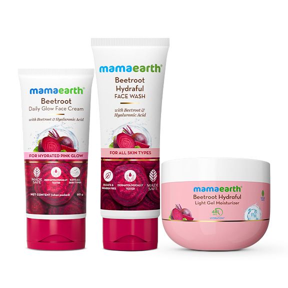Mamaearth Beetroot Cleanse & Nourish Skin Kit - Buy from Indicrest