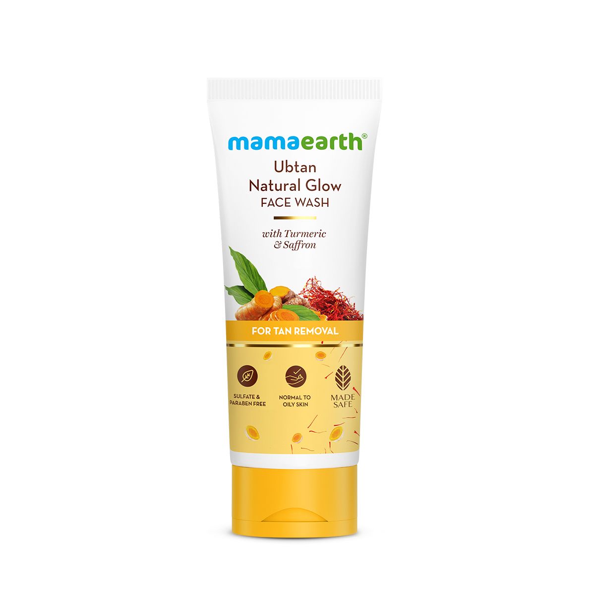 Mamaearth Ubtan Natural Glow Face Wash with Turmeric & Saffron for Tan Removal, 200ml - Image 8 - Buy from Indicrest