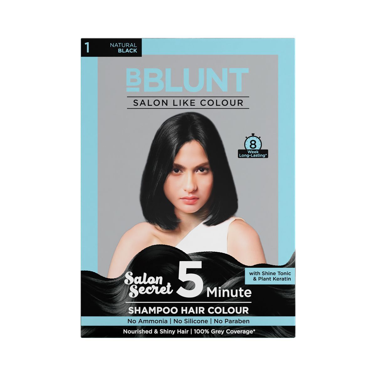 Bblunt 5 Min Shampoo Choco Dark Brown Duo, Natural Black Pack of 2 - Image 15 - Buy from Indicrest