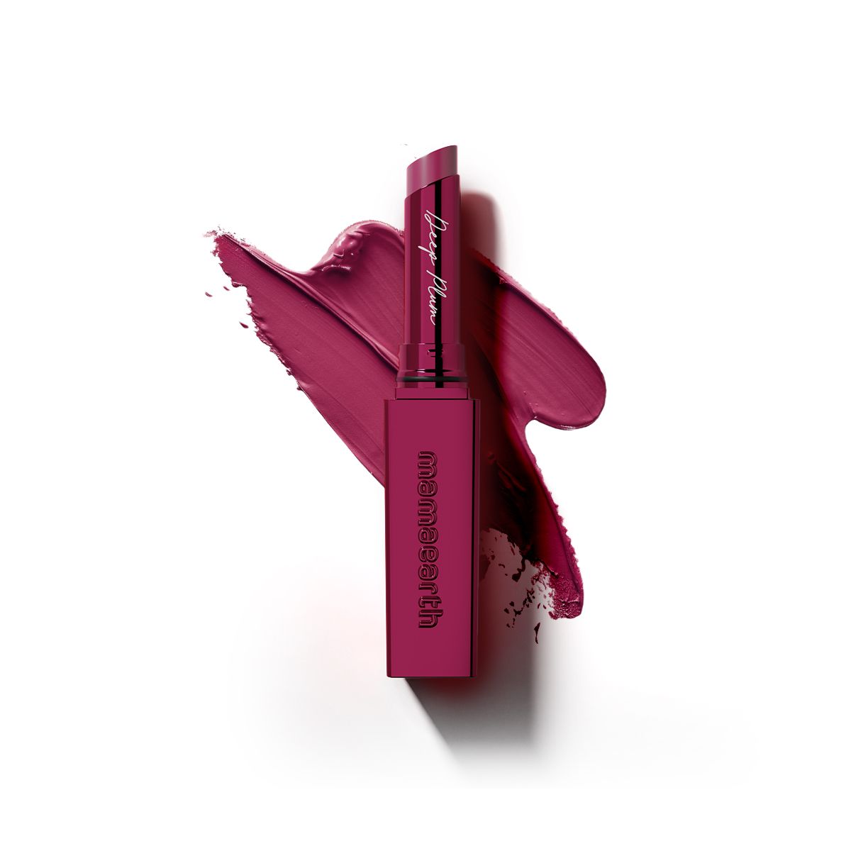 Mamaearth Luxe Matte Long Stay Lipstick with Passion Fruit Oil & Vitamin E, 2g | Deep Plum - Image 12 - Buy from Indicrest