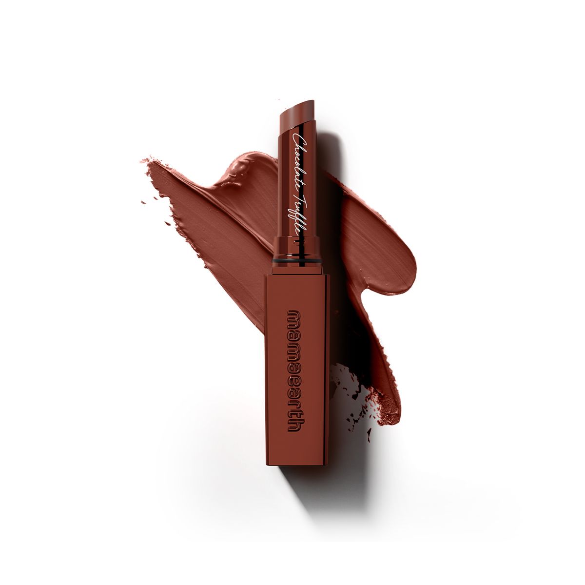 Mamaearth Luxe Matte Long Stay Lipstick with Passion Fruit Oil & Vitamin E, 2g | Chocolate Truffle - Image 12 - Buy from Indicrest