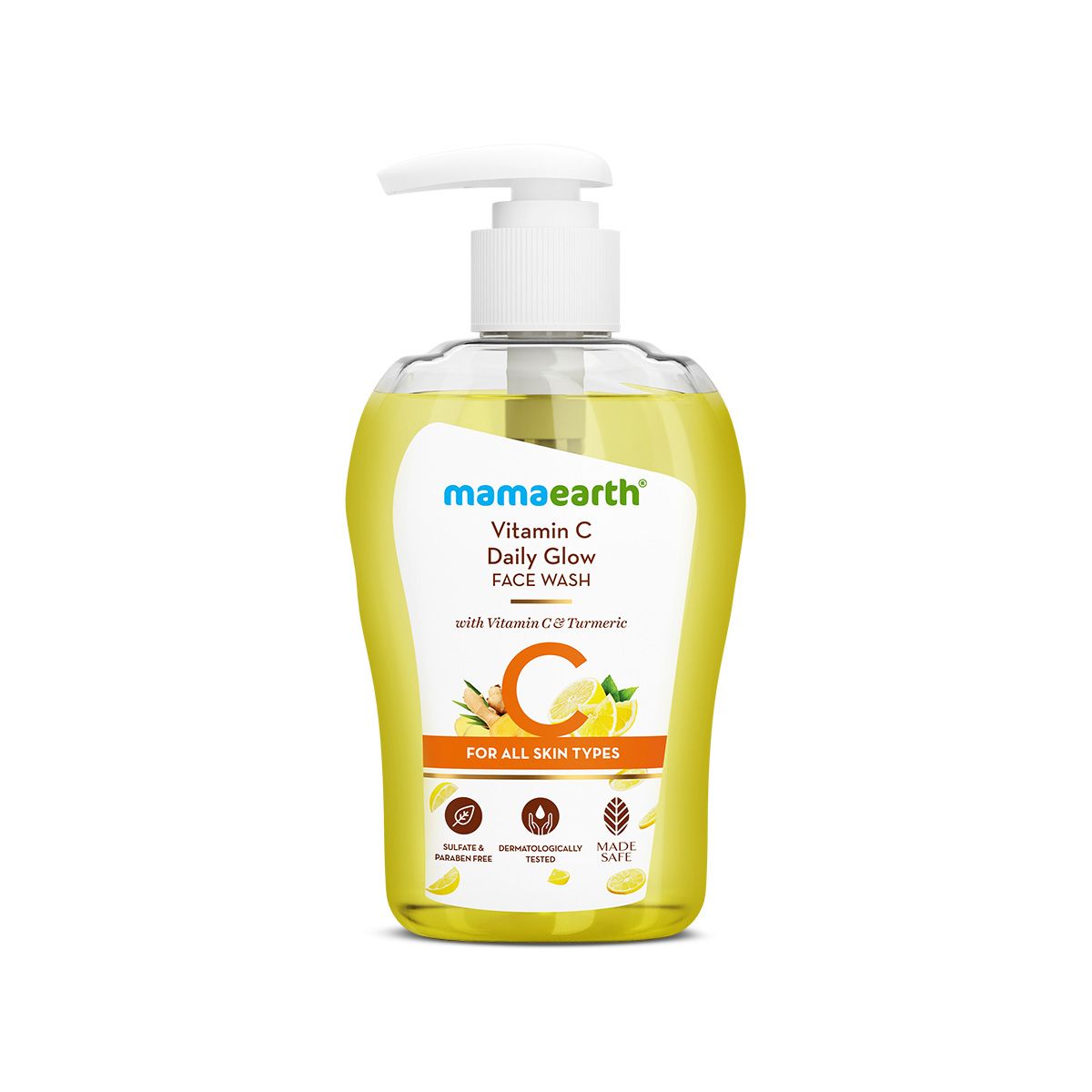 Mamaearth Vitamin C Face Wash with Vitamin C and Turmeric for Skin Illumination, 250ml - Image 7 - Buy from Indicrest