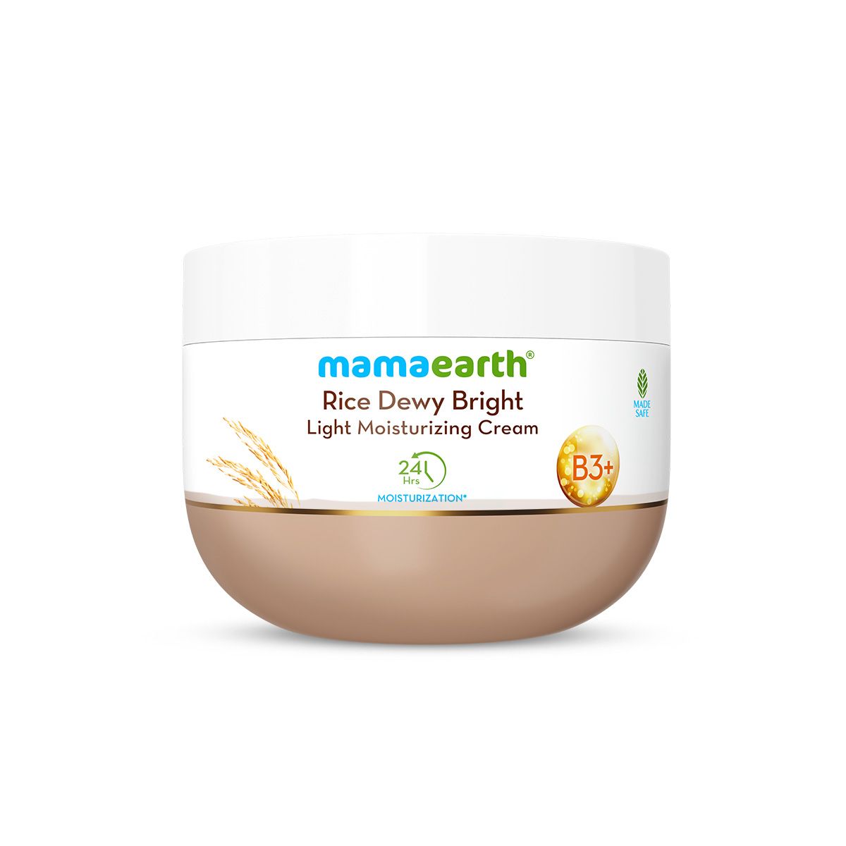 Mamaearth Rice Dewy Bright Moisturizer with Rice Water & Niacinamide for Glass Skin Glow, 200g - Image 7 - Buy from Indicrest