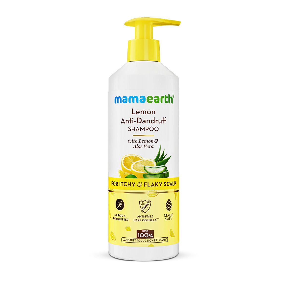 Mamaearth Lemon Anti-Dandruff Shampoo with Lemon & Aloe Vera for Itchy & Flaky Scalp, 400ml - Image 9 - Buy from Indicrest
