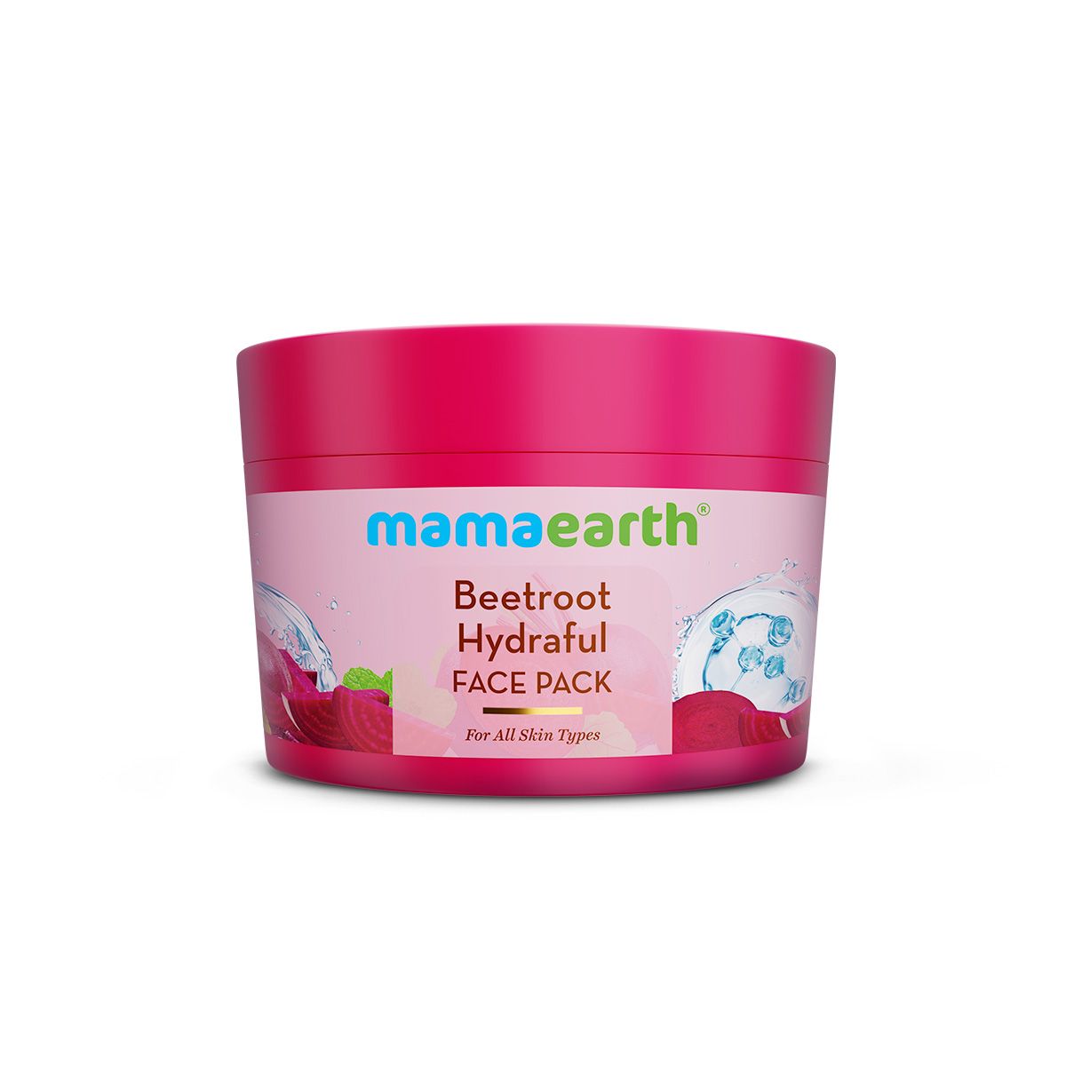 Mamaearth Beetroot Hydraful Face Pack with Beetroot & Hyaluronic Acid for All Skin Types, 200g - Image 7 - Buy from Indicrest