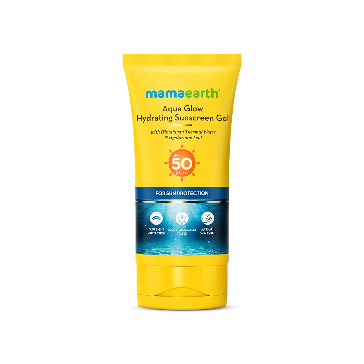 Mamaearth Aqua Glow Hydrating Sunscreen Gel with Himalayan Thermal Water and Hyaluronic Acid, 50g - Image 7 - Buy from Indicrest