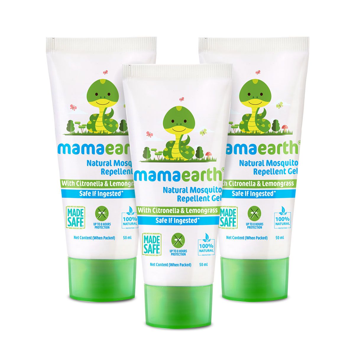 Mamaearth Natural Mosquito Repellent Gel, Pack of 3 X 50ml - Image 2 - Buy from Indicrest