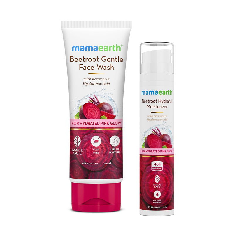 Mamaearth Beetroot Natural Pink Glow Combo - Buy from Indicrest