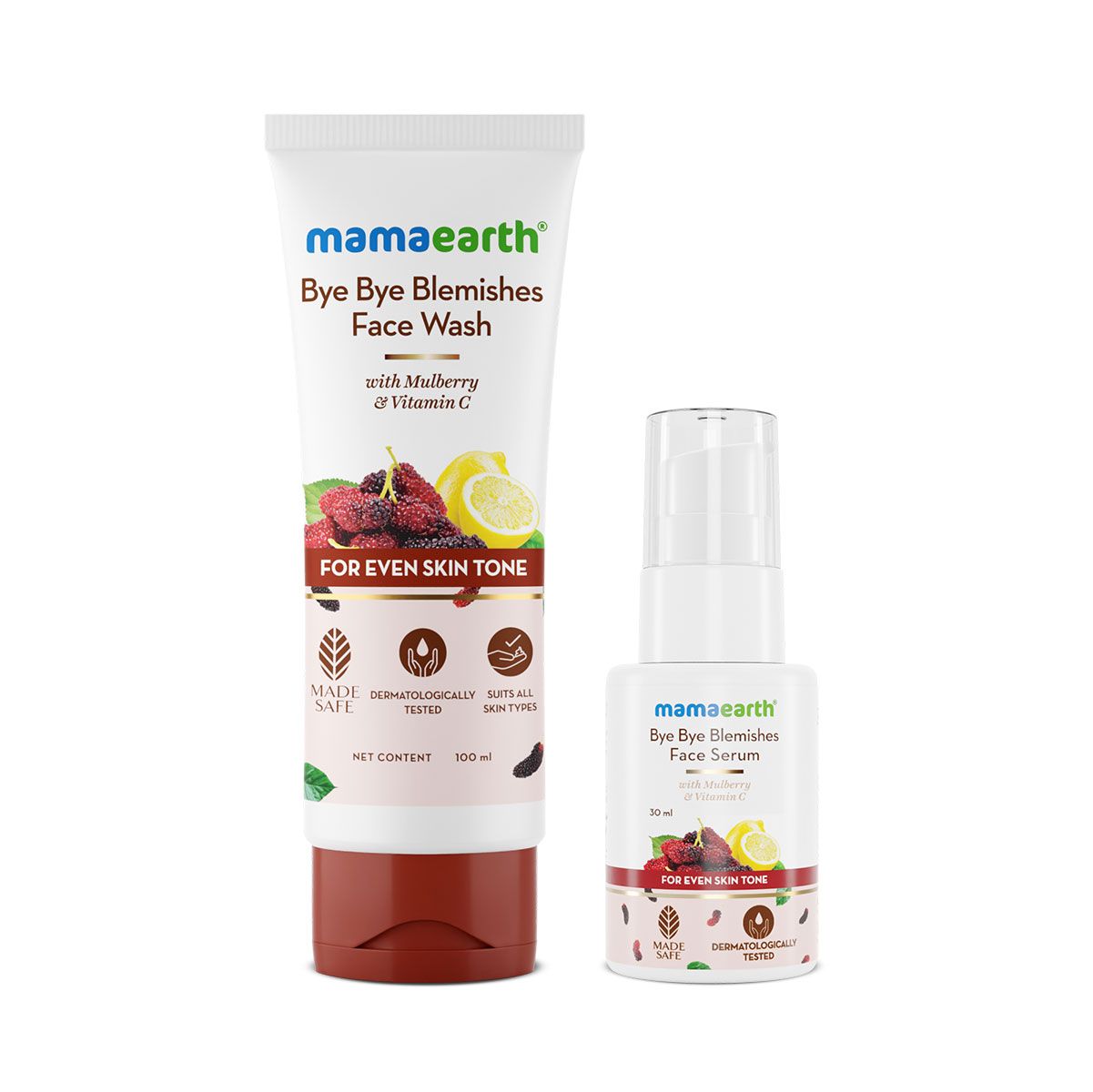 Mamaearth Bye Bye Blemishes X Duo, 100ml + 30ml - Buy from Indicrest