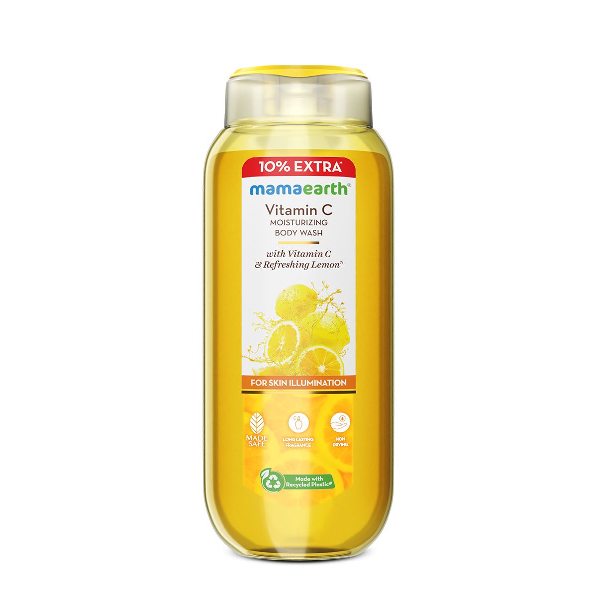 Mamaearth Vitamin C Moisturizing Body Wash with Vitamin C & Refreshing Lemon for Skin Illumination, 275 ml (250 ml + 25 ml Extra) - Image 6 - Buy from Indicrest