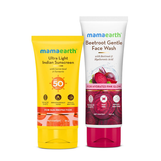 Mamaearth Tan-Free Pink Glow Combo - Buy from Indicrest