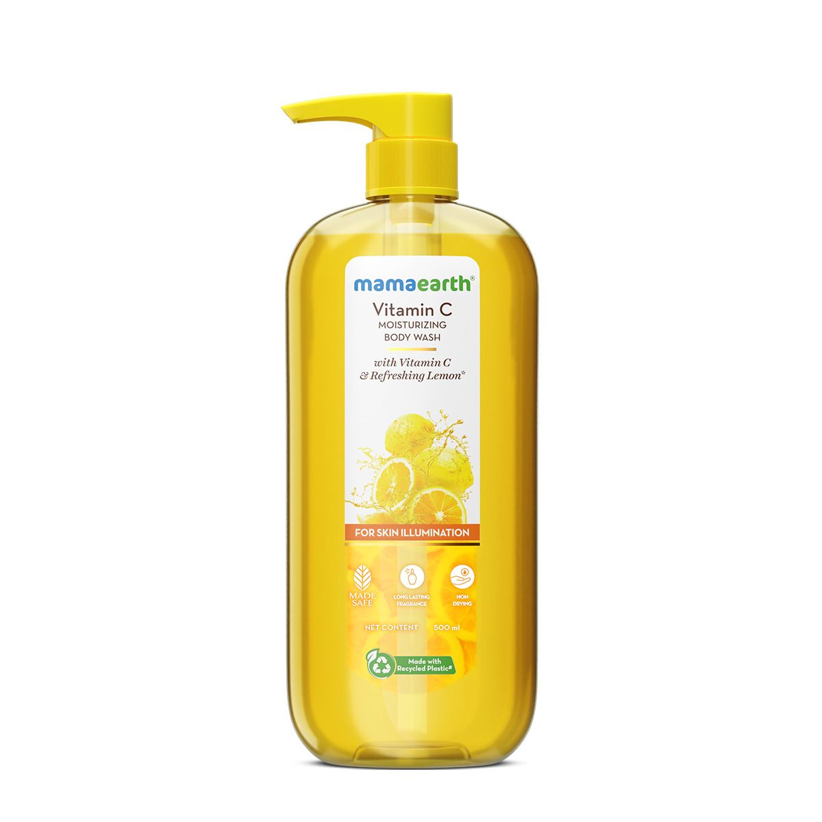 Mamaearth Vitamin C Moisturizing Body Wash with Vitamin C & Refreshing Lemon for Skin Illumination, 500ml - Image 6 - Buy from Indicrest