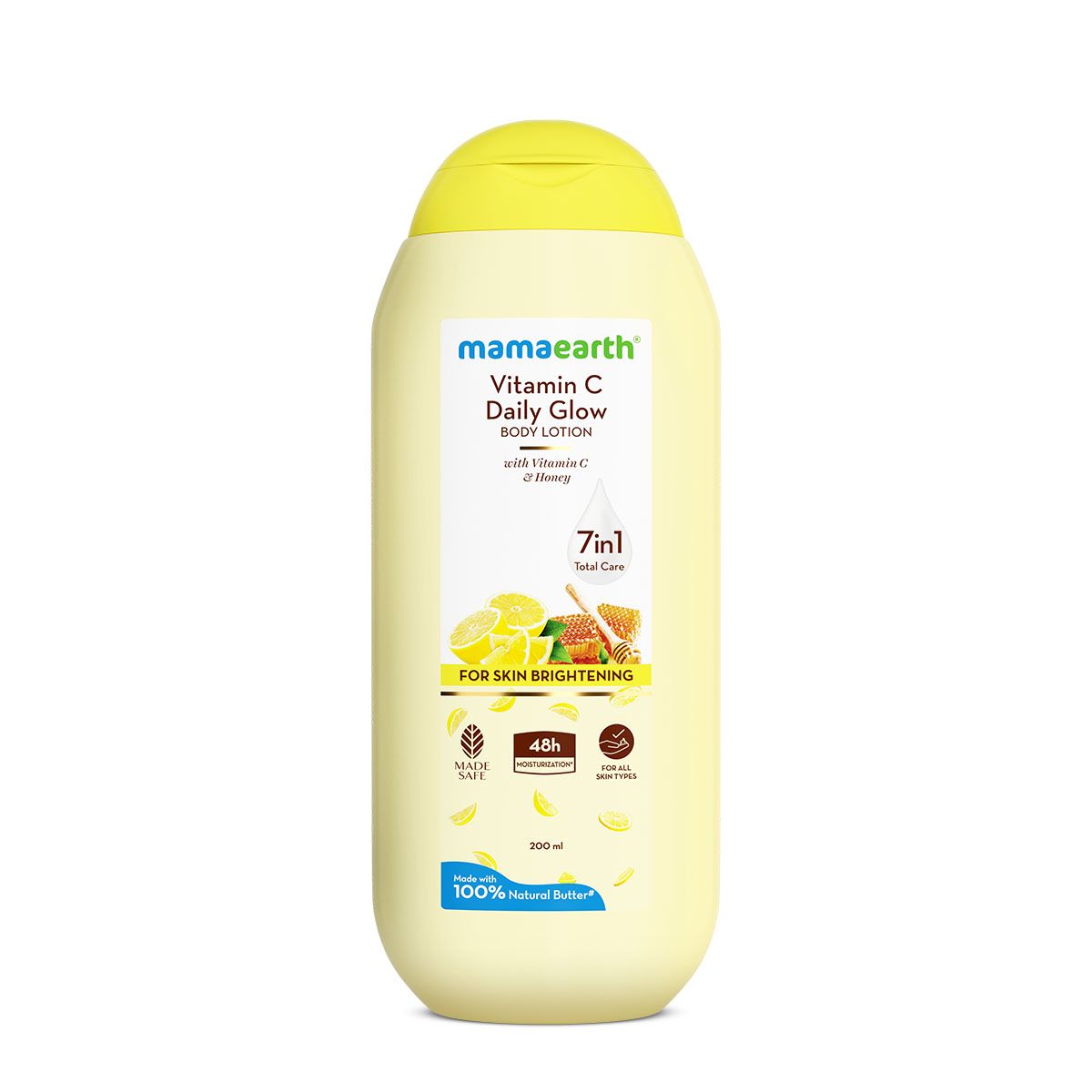 Mamaearth Vitamin C Daily Glow Body Lotion For Skin Brightening, 200ml - Image 7 - Buy from Indicrest