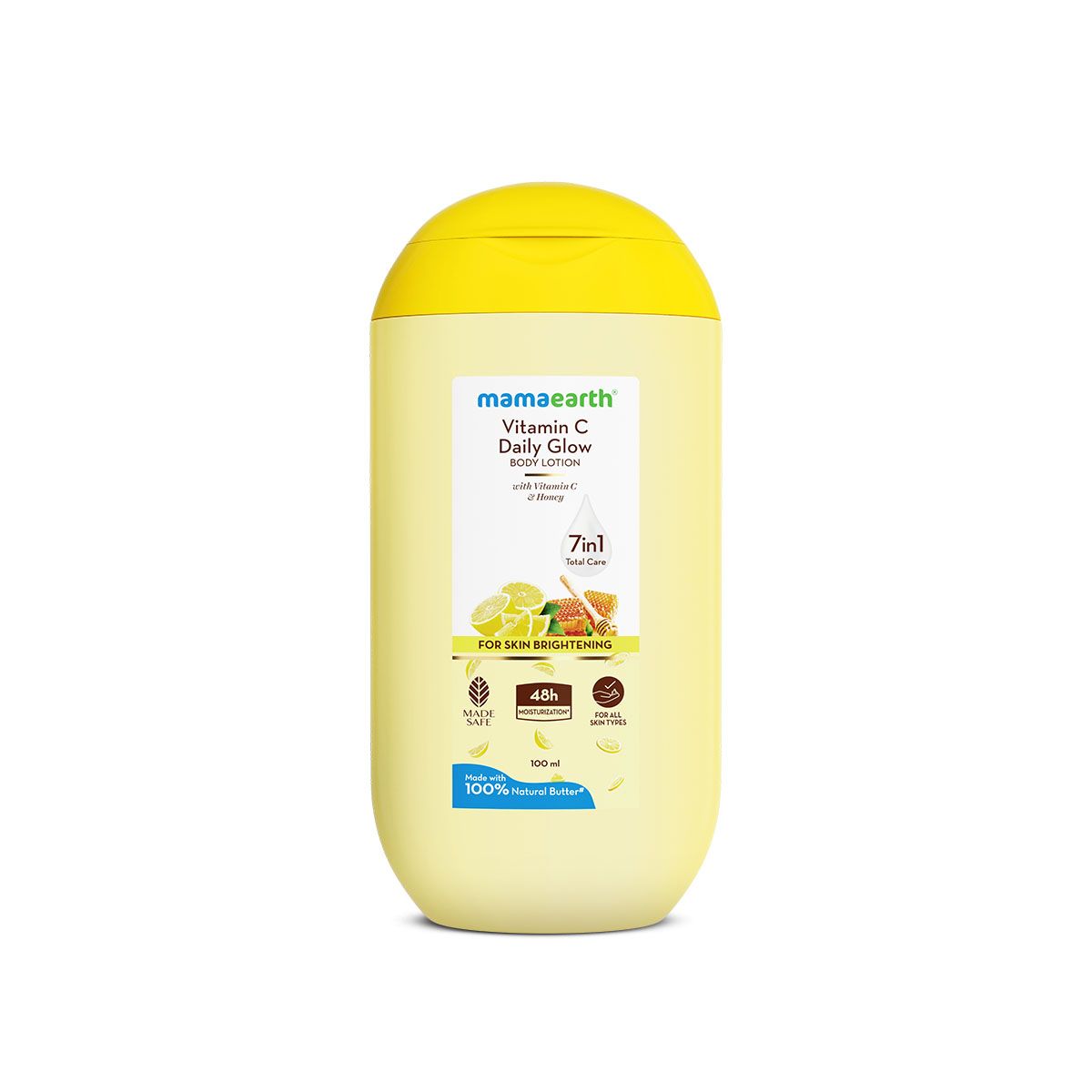 Mamaearth Vitamin C Daily Glow Body Lotion For Skin Brightening, 100ml - Image 7 - Buy from Indicrest