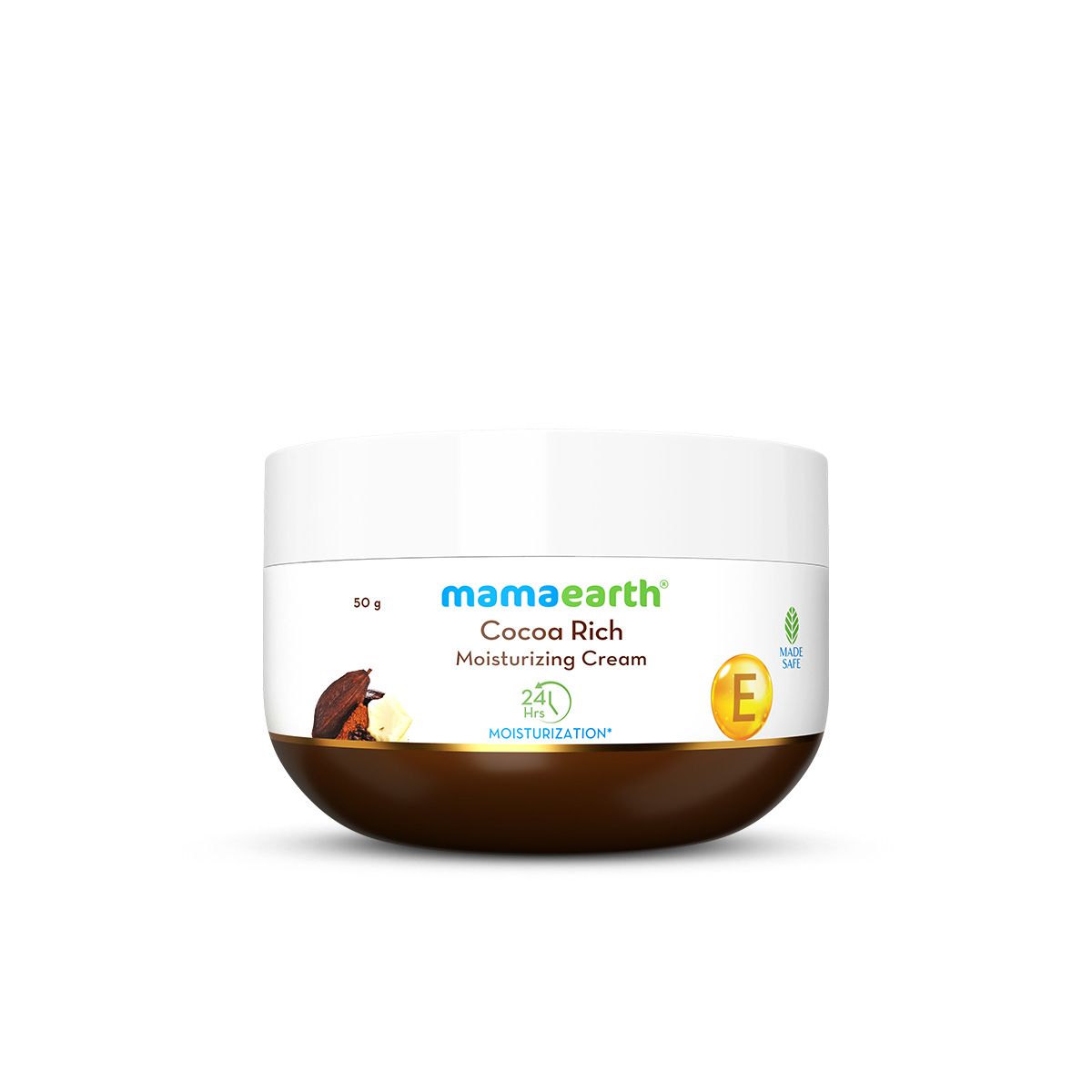 Mamaearth Cocoa Rich Moisturizing Cream with Cocoa Butter & Vitamin E for Deep Nourishment, 50g - Image 7 - Buy from Indicrest