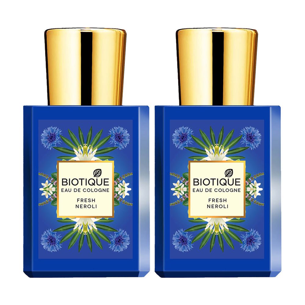Biotique Fresh Neroli Eau De Cologne, 50ml Pack of 2 - Buy from Indicrest