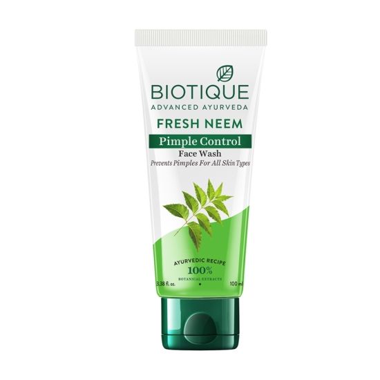 Biotique Fresh Neem Pimple Control Face Wash, 150ml - Buy from Indicrest