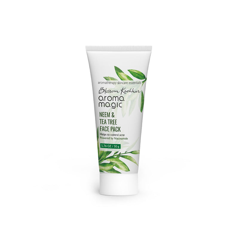 Aroma Magic Neem & Tea Tree Face Pack - Niacinamide, 50ml - Buy from Indicrest