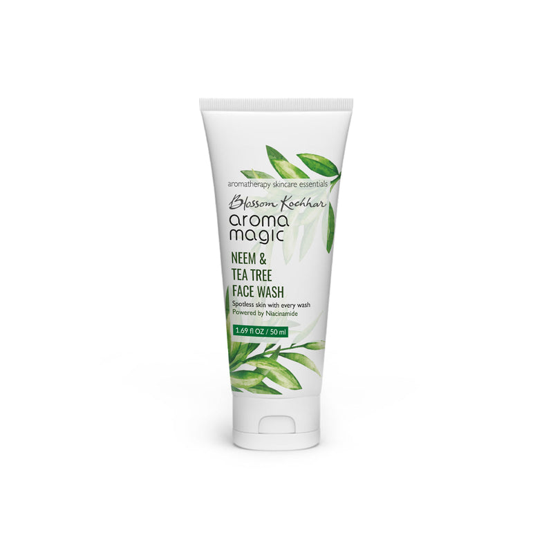 Aroma Magic Neem and Tea Tree Niacinamide Face Wash For Oily & Acne Prone Skin, 50ml - Buy from Indicrest