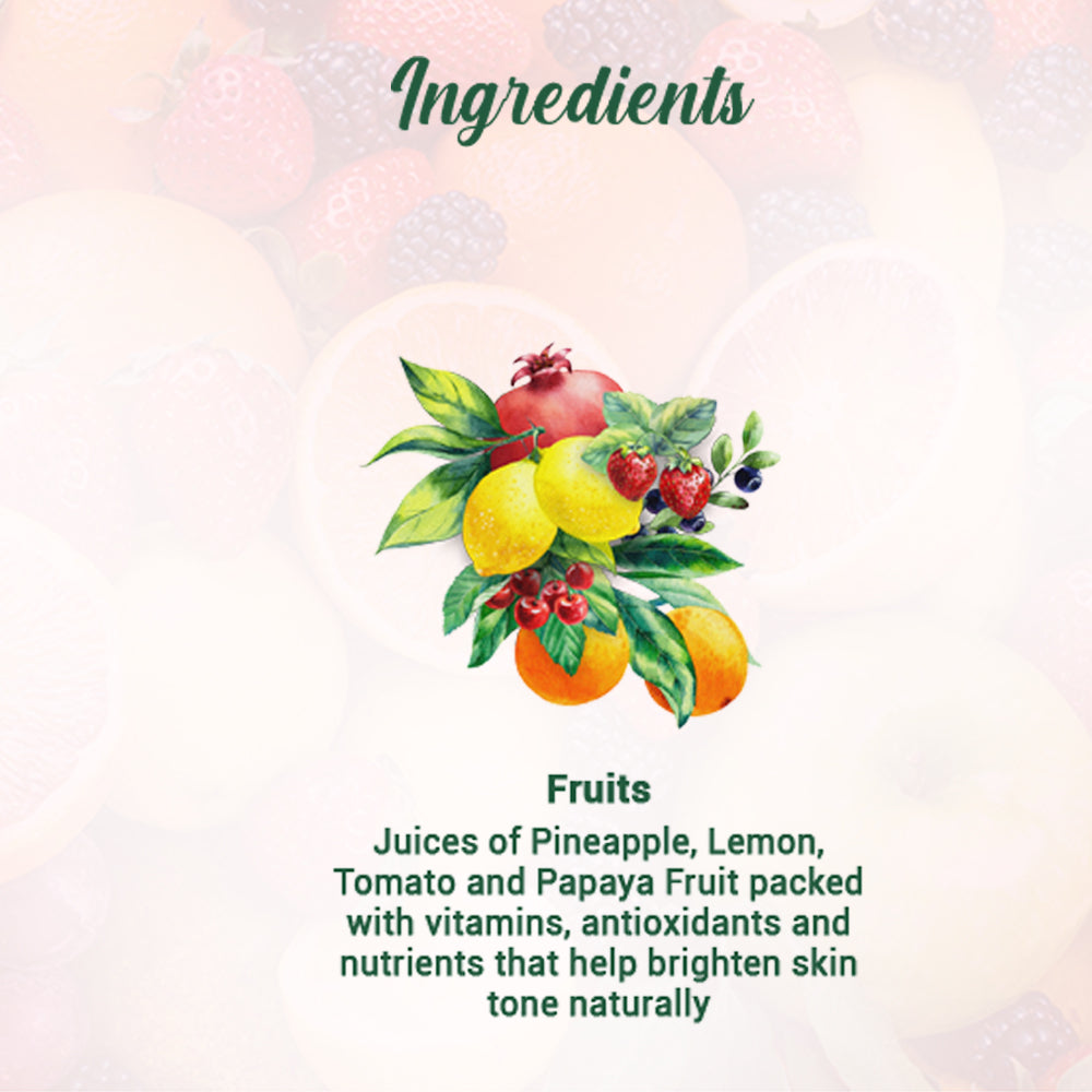 Biotique Fruit Brightening Depigmentation & Tan Removal Face Pack, 50ml - Image 7 - Buy from Indicrest