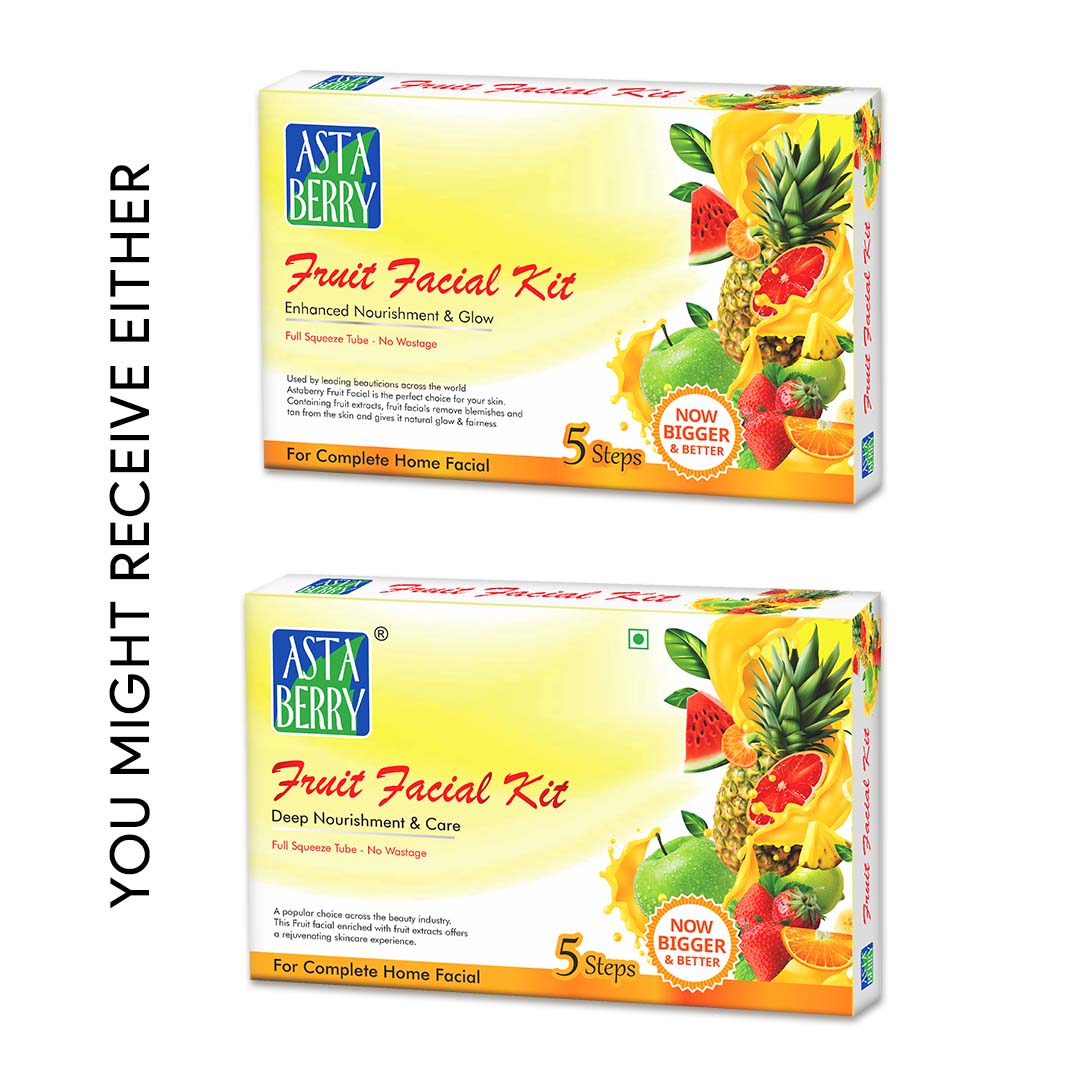 Astaberry Fruit Facial Kit| Deep Nourishment & Care(100 ml) - Image 3 - Buy from Indicrest