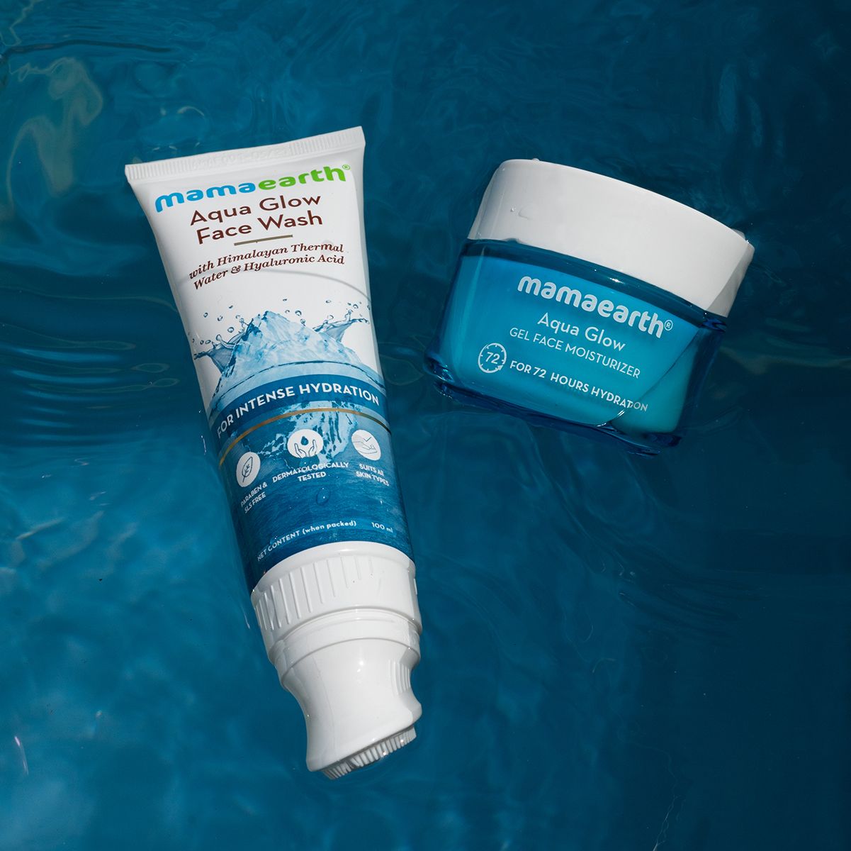 Mamaearth Aqua Glow Skin Refreshing Combo for Hydrated & Fresh Skin, 100ml + 100ml - Image 2 - Buy from Indicrest