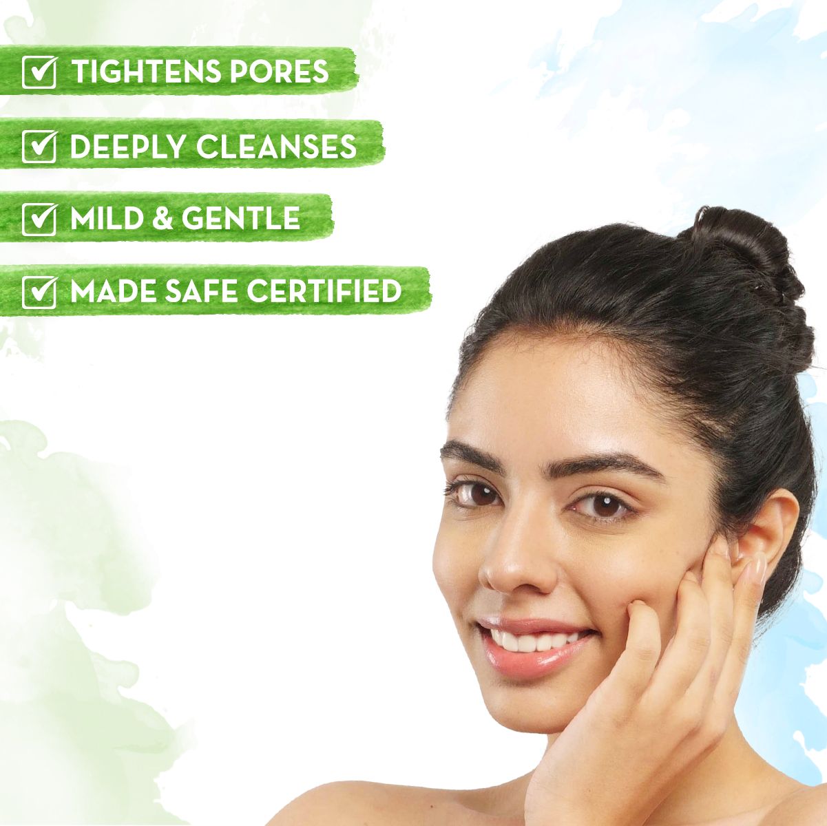 Mamaearth Green Tea Face Wash With Green Tea & Collagen For Open Pores, 100ml - Image 4 - Buy from Indicrest