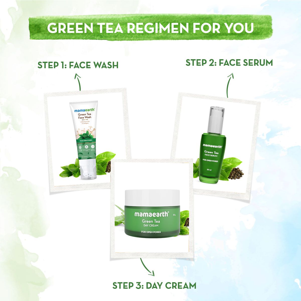 Mamaearth Green Tea Face Wash With Green Tea & Collagen For Open Pores, 100ml - Image 6 - Buy from Indicrest