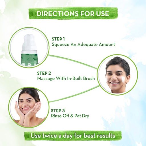 Mamaearth Green Tea Face Wash With Green Tea & Collagen For Open Pores, 100ml - Image 3 - Buy from Indicrest