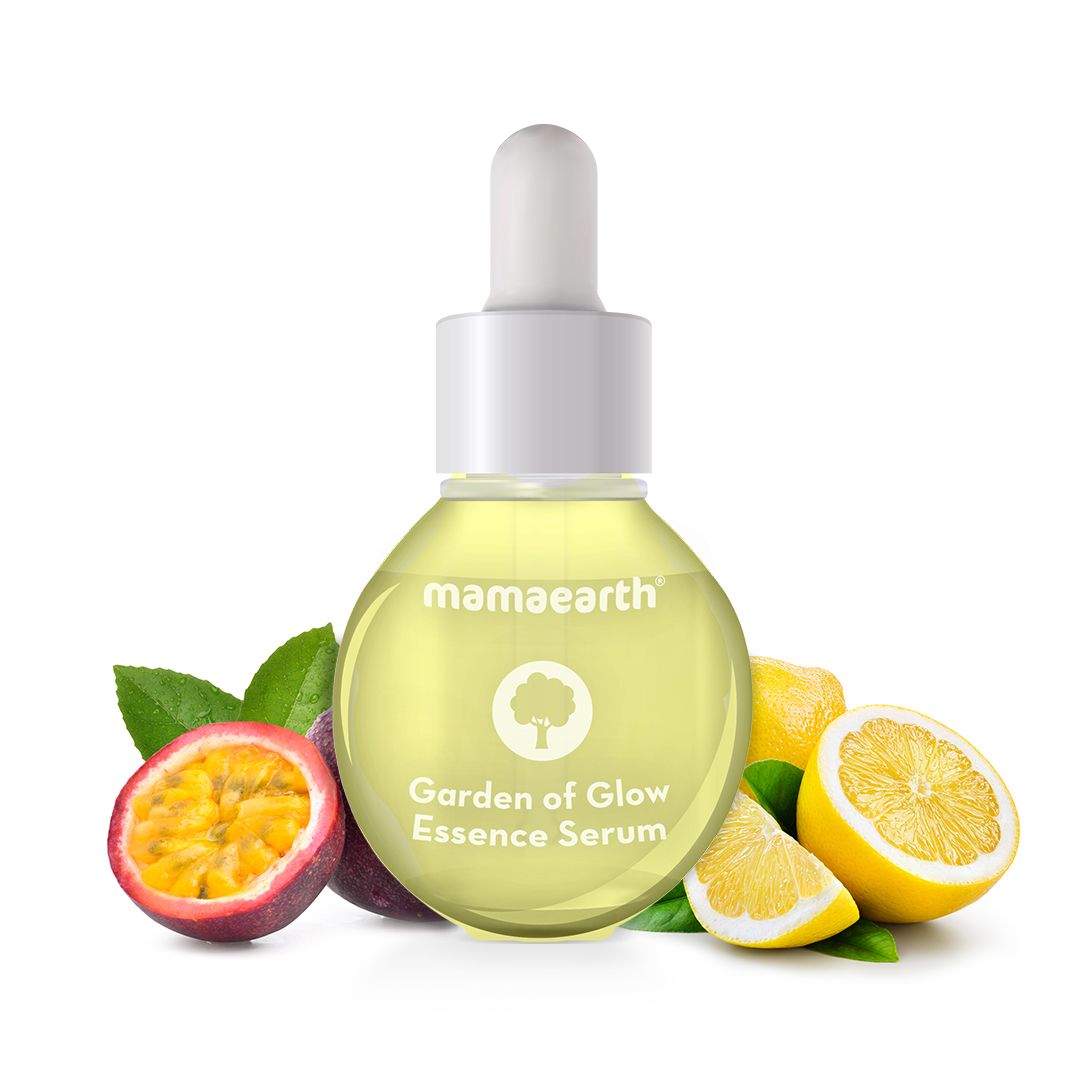 Mamaearth Garden of Glow Essence Serum with Vitamin C & Passion Fruit for Skin Illumination, 30ml - Buy from Indicrest