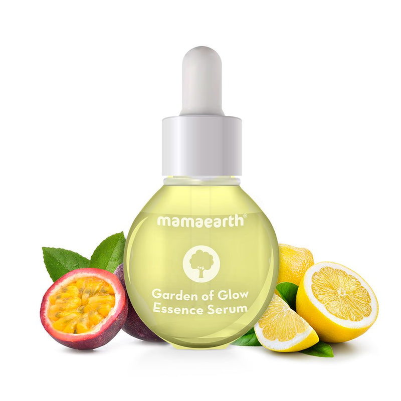 Mamaearth Garden of Glow Essence Serum with Vitamin C & Passion Fruit for Skin Illumination, 30ml - Buy from Indicrest