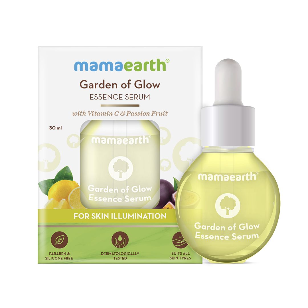 Mamaearth Garden of Glow Essence Serum with Vitamin C & Passion Fruit for Skin Illumination, 30ml - Image 2 - Buy from Indicrest