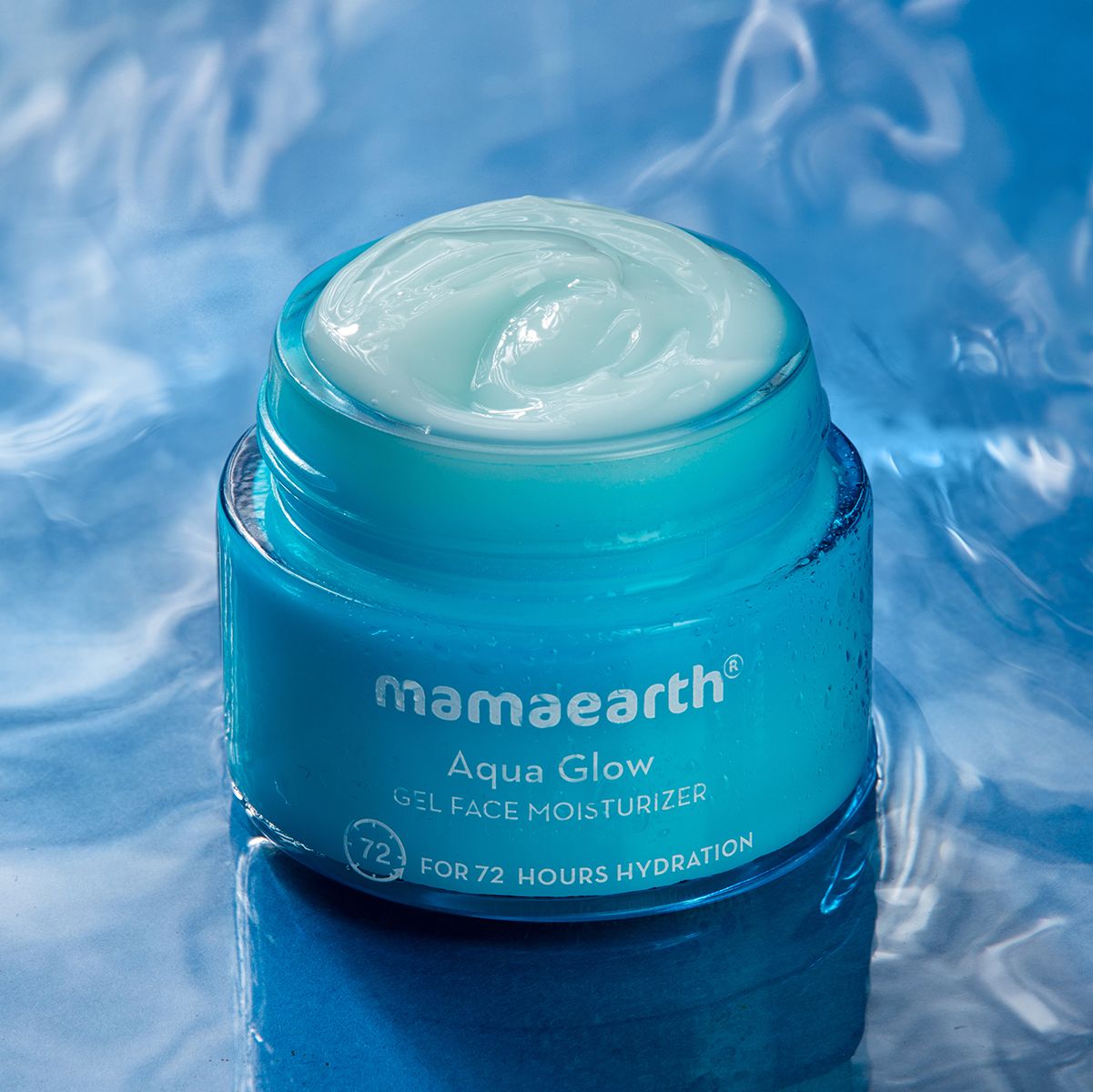 Mamaearth Aqua Glow Gel Face Moisturizer With Himalayan Thermal Water and Hyaluronic Acid for 72 Hours Hydration, 100ml - Image 2 - Buy from Indicrest
